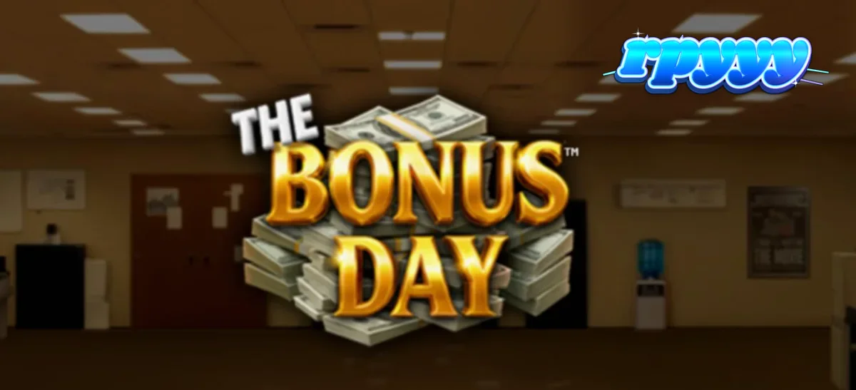 Tampilan antarmuka slot The Bonus Day dengan tema kantor